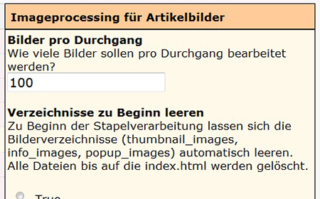 modified eCommerce  - Artikelbilder Stapelverarbeitung (Imageprocessing)